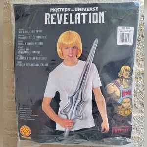 He Man Officially Licensed Wig and Inflatable Sword Set